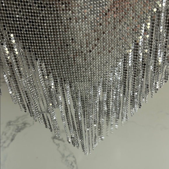 Rabanne H&M Metal-Mesh Top with Fringe - Picture 5 of 7